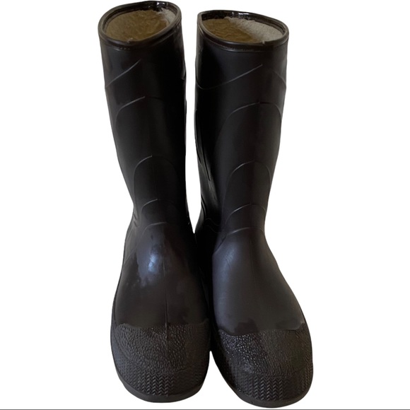 Black Rubber Rain Boots Mens 